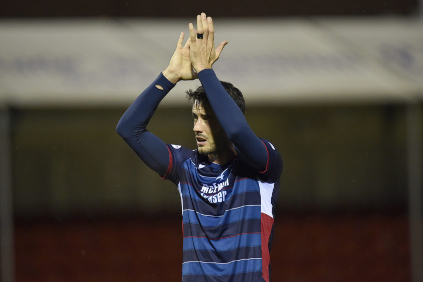 Ross County's Brian Graham at full time of the Ladbrokes Premiership match between Hamilton and Ross County
