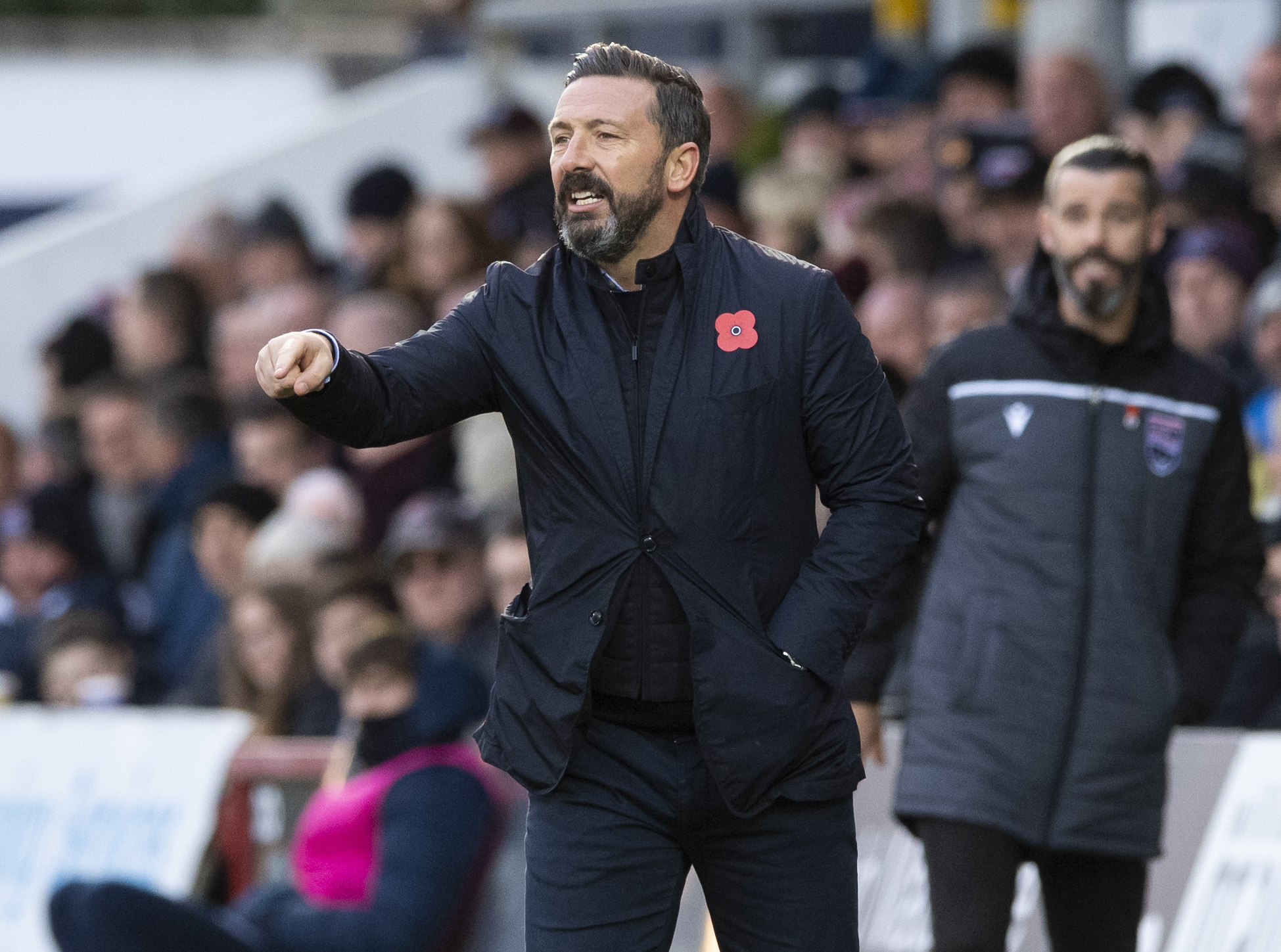 Aberdeen manager Derek McInnes pictured during the Ladbrokes Premiership match between Ross County and Aberdeen at the Global Energy Stadium, on November 9, 2019, in Dingwall, Scotland.