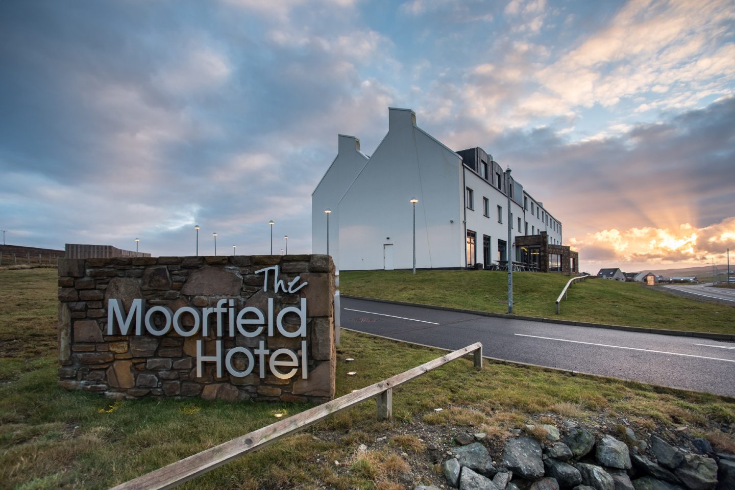 The Moorfield Hotel in Shetland, pictured in 2019.