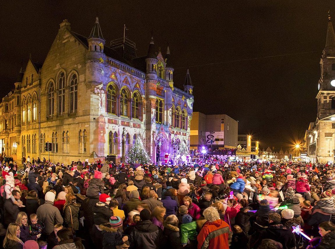 The Christmas lights switch-on event in Inverness always attracts big crowds