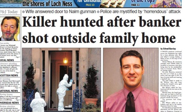 FROM THE ARCHIVES: How we reported the murder of Nairn banker Alistair Wilson in 2004
