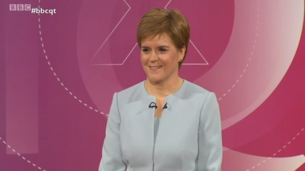 Nicola Sturgeon on BBC leaders' debate