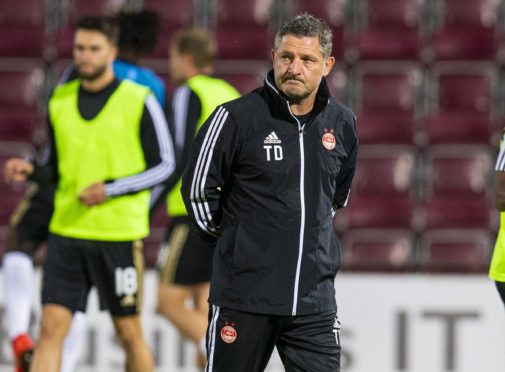 Aberdeen assistant boss Tony Docherty.