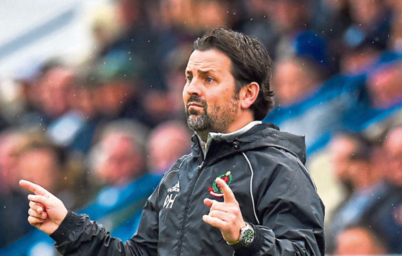 Cove Rangers manager Paul Hartley.