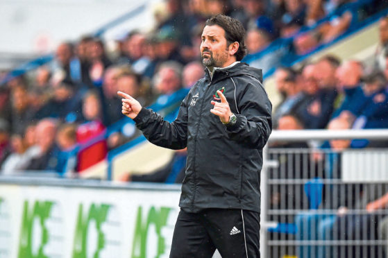 Cove Rangers manager Paul Hartley