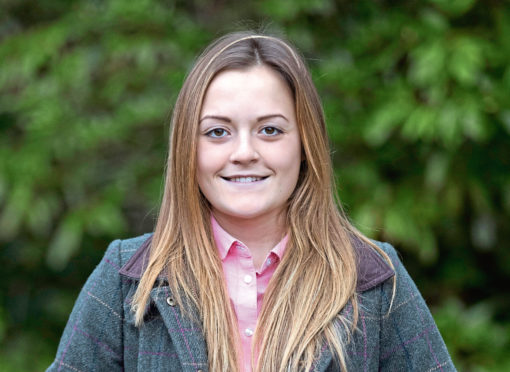 Shetland young farmer Aimee Budge who hosts the Shetland Monitor Farm project with her sister Kirsty.