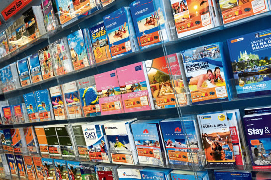 Holiday brochures