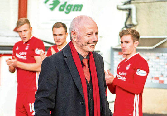 Outgoing Aberdeen chairman Stewart Milne