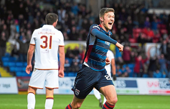 Ross County's Blair Spittal.