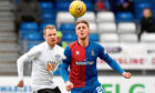 Inverness CT's Kevin McHattie in action.
