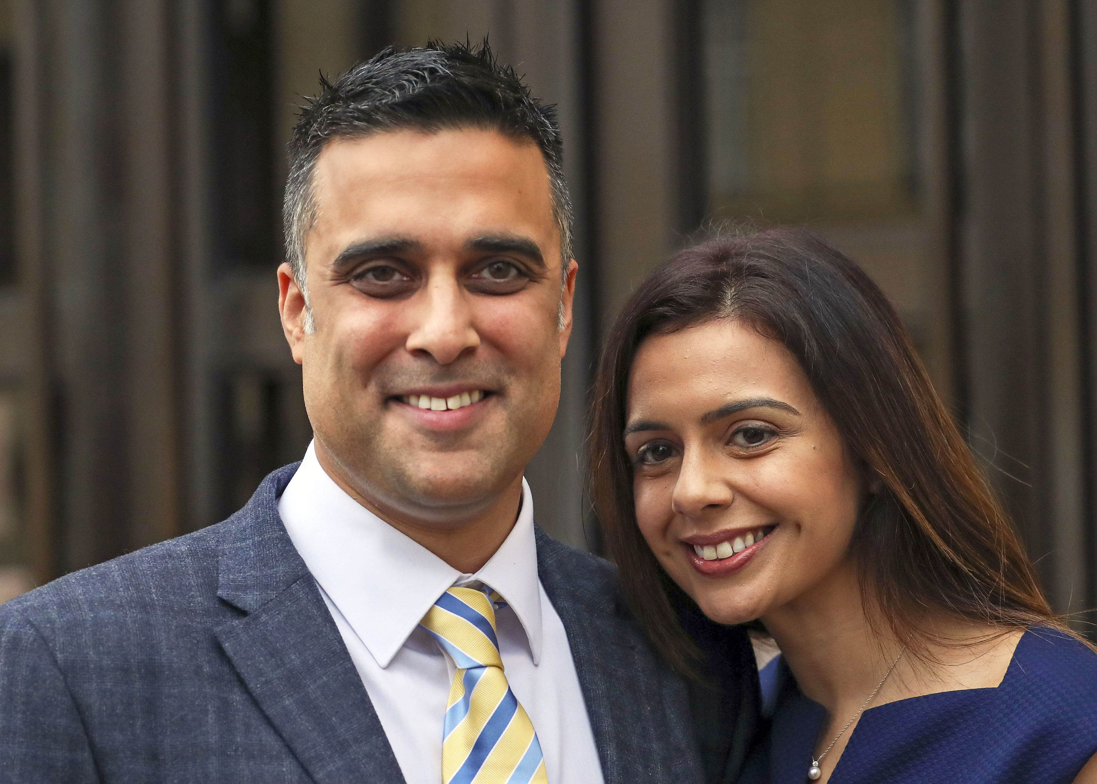 Sandeep and Reena Mander outside Oxford County Court, Oxford, after they won nearly ??120,000 in damages after being discriminated against by Royal Borough of Windsor and Maidenhead Council by not being allowed to adopt. PA Photo. Picture date: Friday December 6, 2019. The couple from Maidenhead, Berkshire, saw an application to join a register of approved adopters refused because of their Indian ancestry and were told their chances would be improved if they looked to adopt in India or Pakistan. See PA story COURTS Adoption. Photo credit should read: Steve Parsons/PA Wire