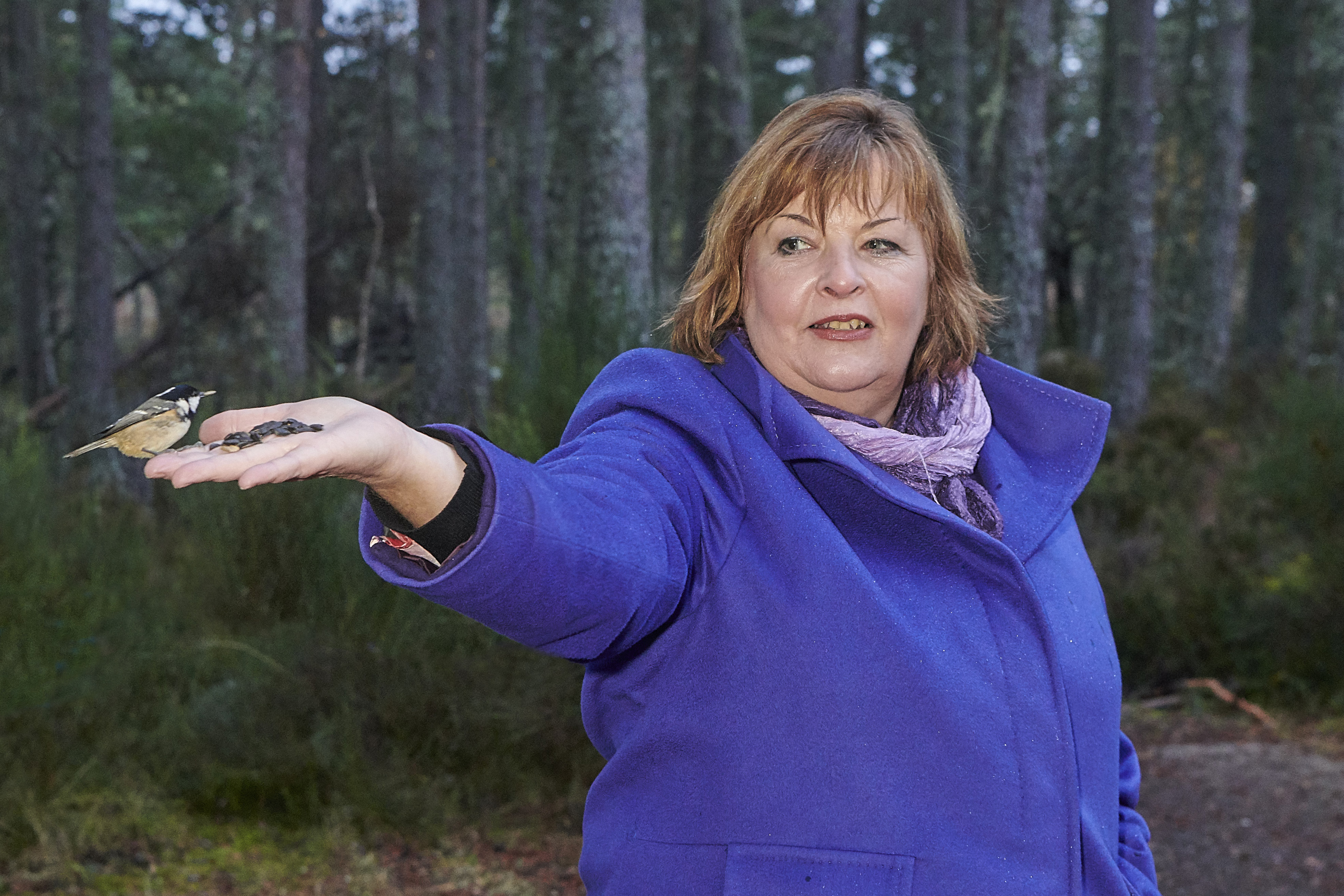 Fiona Hyslop MSP visited the Abernethy Nature Reserve to reveal the funding packages