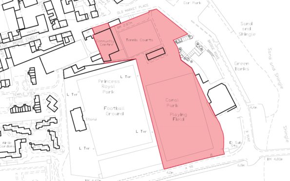 Canal Park site plan