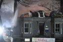 The destruction at Valentinos Italian Restaurant due to a fire.