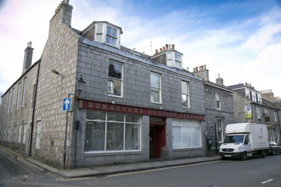 John Milne Auctioneers on North Silver Street, Aberdeen