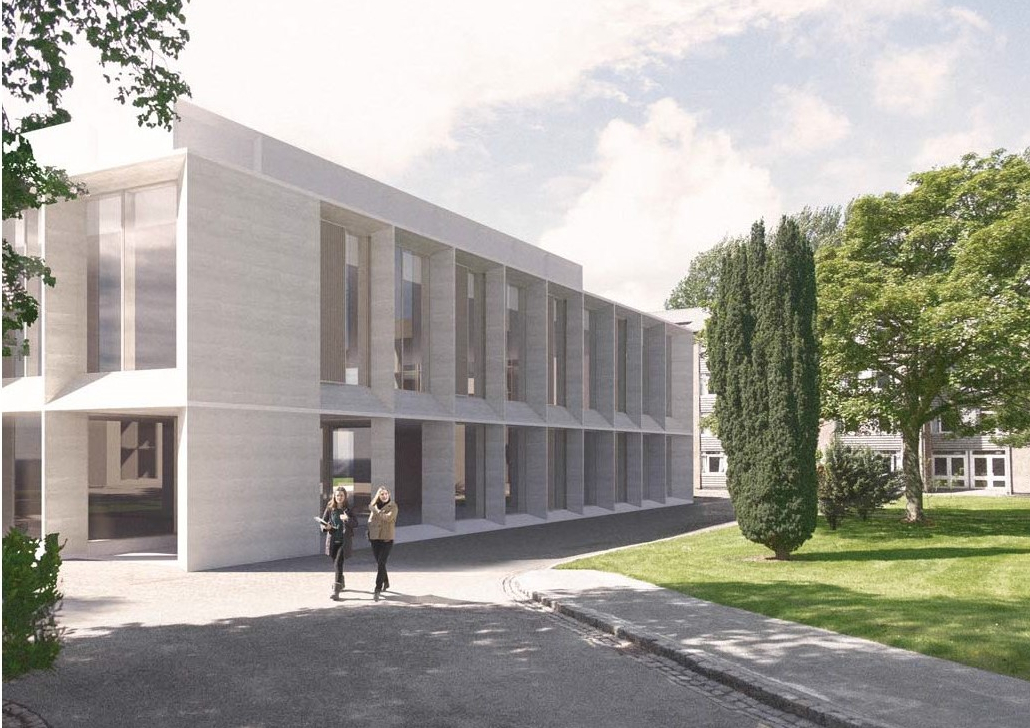 An initial design concept for the redevelopment of Johnston Halls