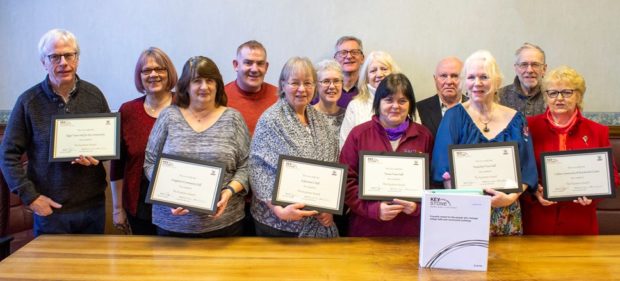 Community groups which have taken on town or village halls, and community centres in Moray, were presented with awards