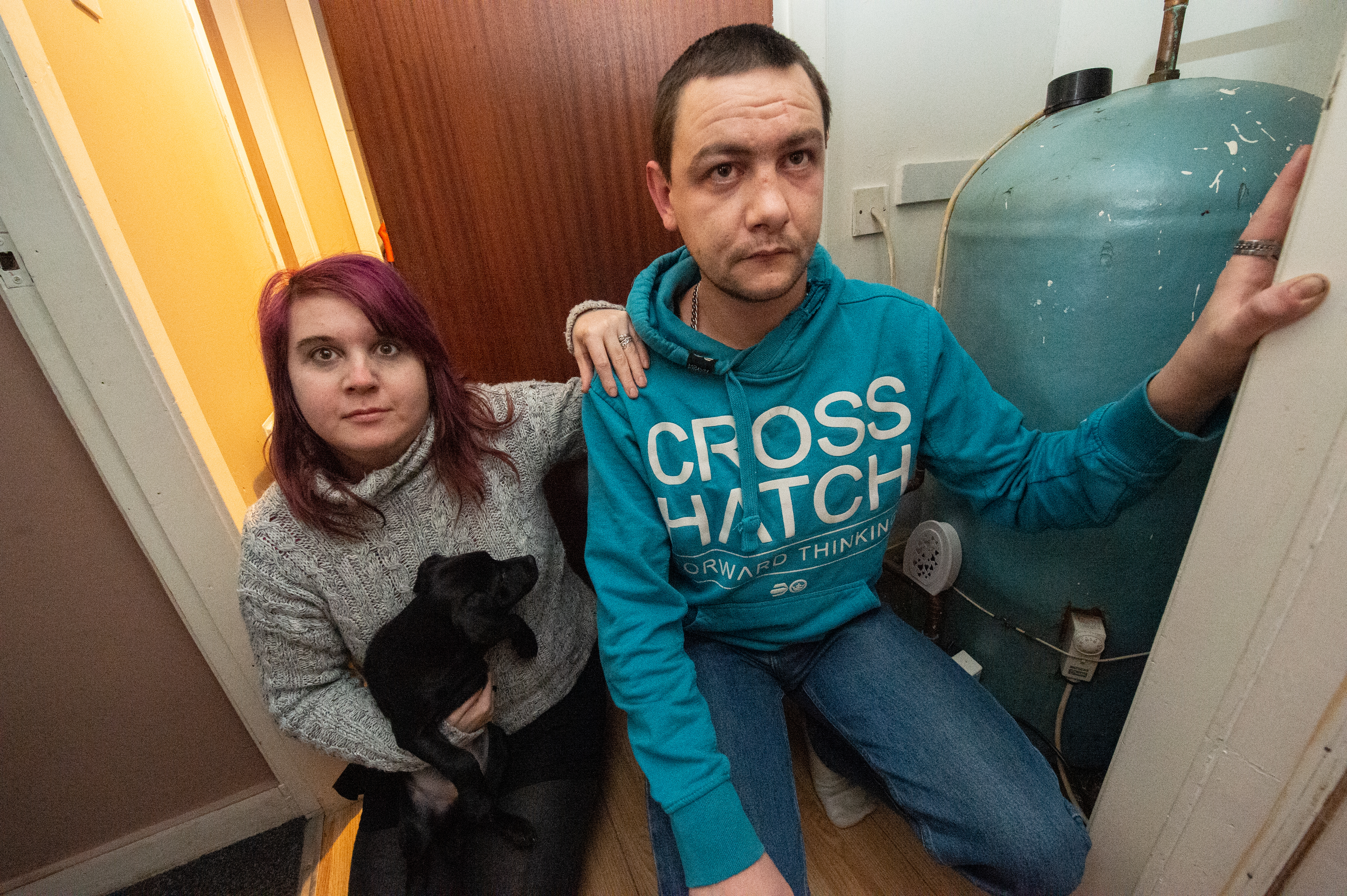 Stuart and Jewelz Wilson fear their boiler could break down over Christmas.