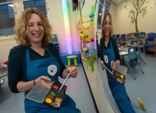 Art therapist Nicola Kennell is pictured at Raigmore Hospital outpatients area in Inverness.
Pictures by JASON HEDGES