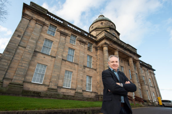 Richard Lochhead welcomes funding for Moray social care. 
Picture by Jason Hedges