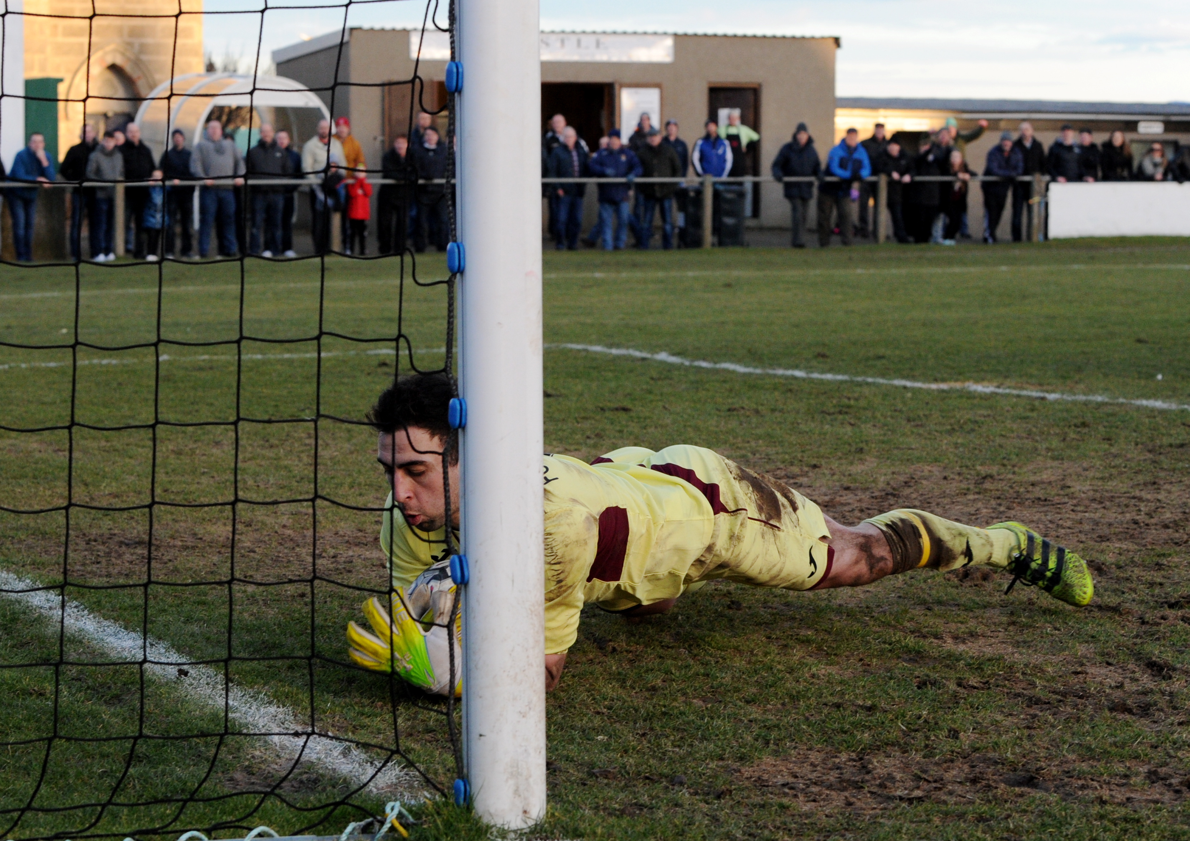 Daniel Bell saved a stoppage time penalty for Dyce