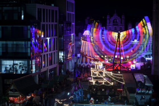 Opening of Aberdeen Christmas Village 2019.