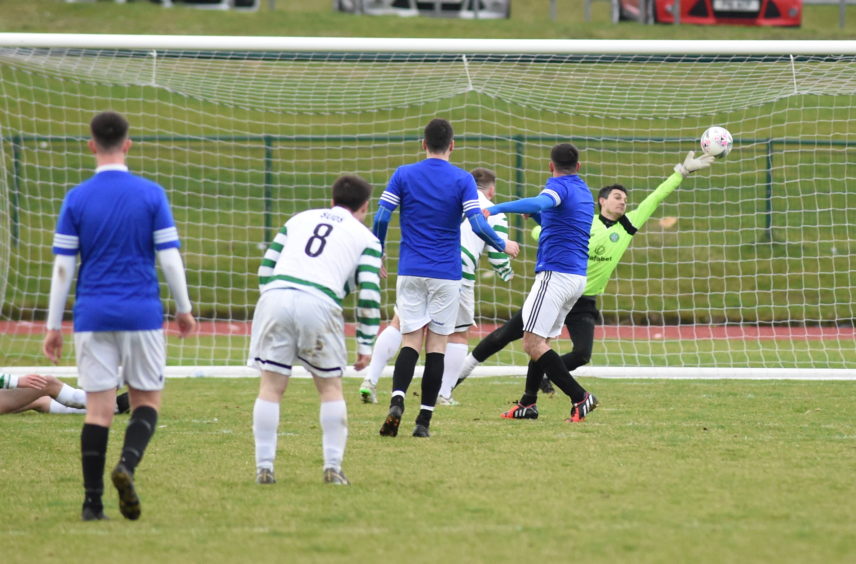 The annual charity Celtic v Rangers game in memory of James Sutherland. Picture by Paul Glendell