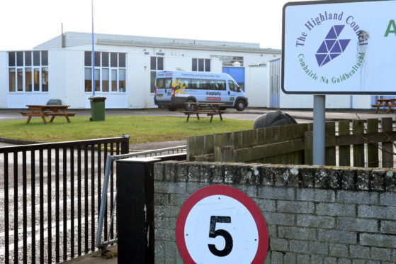 Nairn Academy . Picture by Sandy McCook