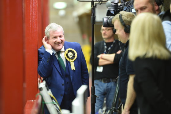 Ian Blackford secured victory in Ross, Skye and Lochaber. Picture by Sandy McCook