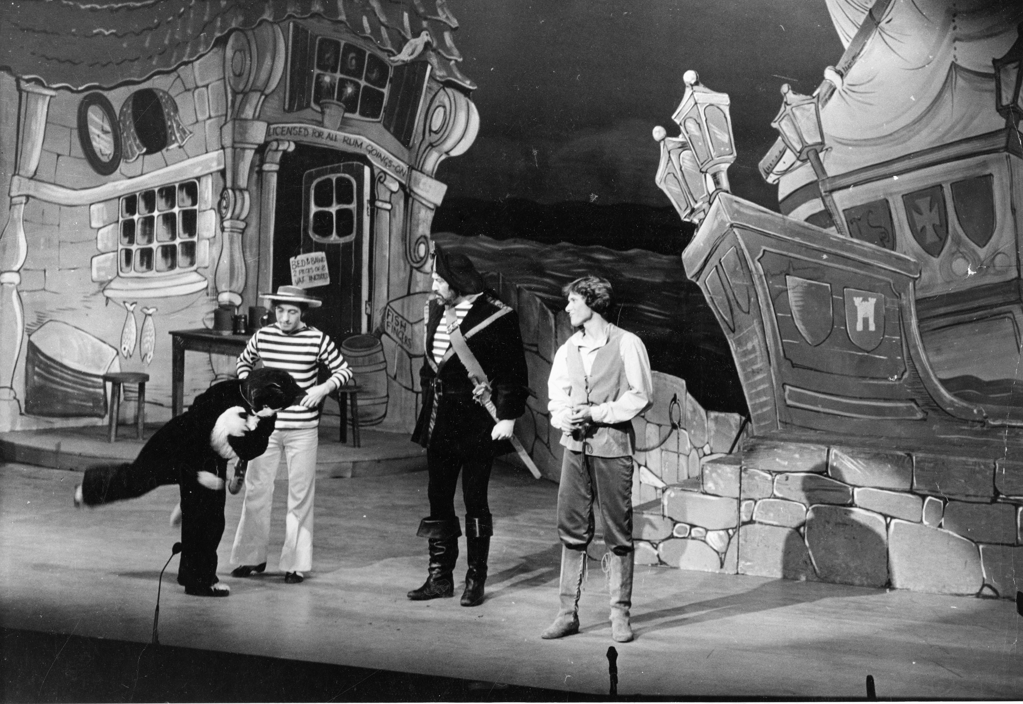 A scene from the Inverness panto in 1976.