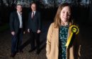 The SNP's Moray candidate Laura Mitchell, pictured right, with Moray MSP Richard Lochhead and John Swinney, Depute First Minister of Scotland.