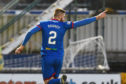 INVERNESS, SCOTLAND - DECEMBER 21: Inverness’ Shaun Rooney celebrates opening the scoring during a Ladbrokes Championship match between Inverness Caledonian Thistle and Dunfermline Athletic, at the Tulloch Caledonian Stadium, on December 21, 2019, in Inverness, Scotland. (Photo by Ross MacDonald / SNS Group)
