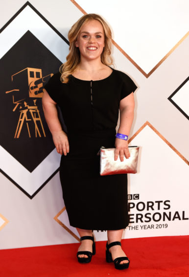 Ellie Simmonds arriving for the BBC Sports Personality of the year 2019 at The P&J Live, Aberdeen.