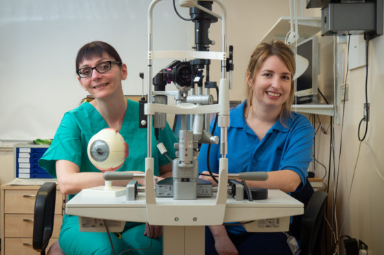 The new eye clinic that has opened up at Dr Gray's Hospital. Picture by Jason Hedges.