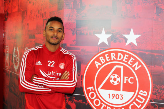 Aberdeen midfielder Funso Ojo.