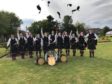 Portsoy Pipe Band at the Nethy Bridge Competition in August