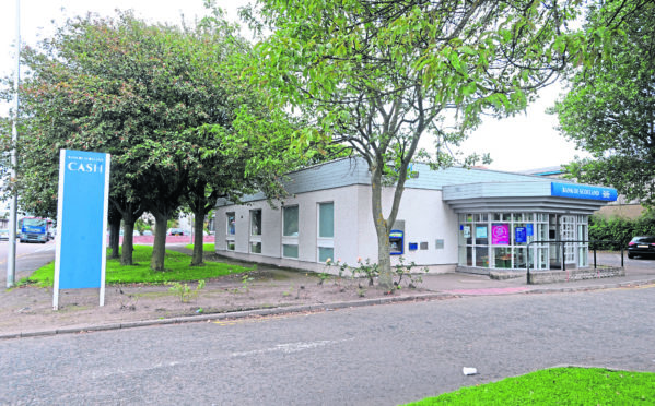 The Bank of Scotland on Greenwell Road, Tullos.