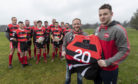 Community Bursary donation to Aberdeen Taexali Rugby Club from CALA Homes