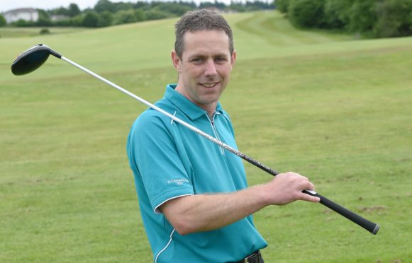 Loch Ness Golf Club Captain Jamie Gordon. Picture by Sandy McCook