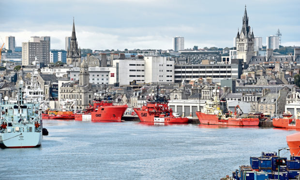 Aberdeen Harbour.