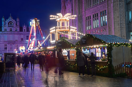 Opening of Aberdeen Christmas Village 2019.

Picture by KENNY ELRICK     21/11/2019