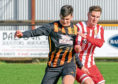 Glenn Murison, front, in action for Huntly.