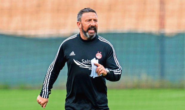 Aberdeen manager Derek McInnes.