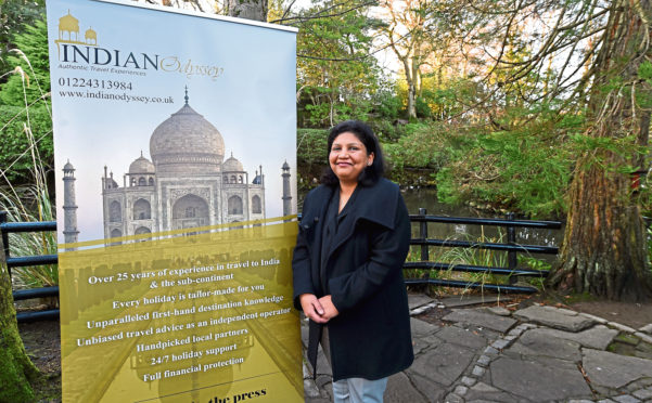 Rakhi Bansal, who runs travel business/website Indian Odyssey. 

Picture by Jim Irvine