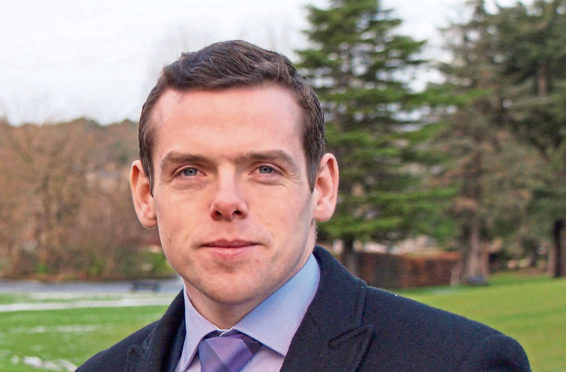 New Scottish Tory leader Douglas Ross.