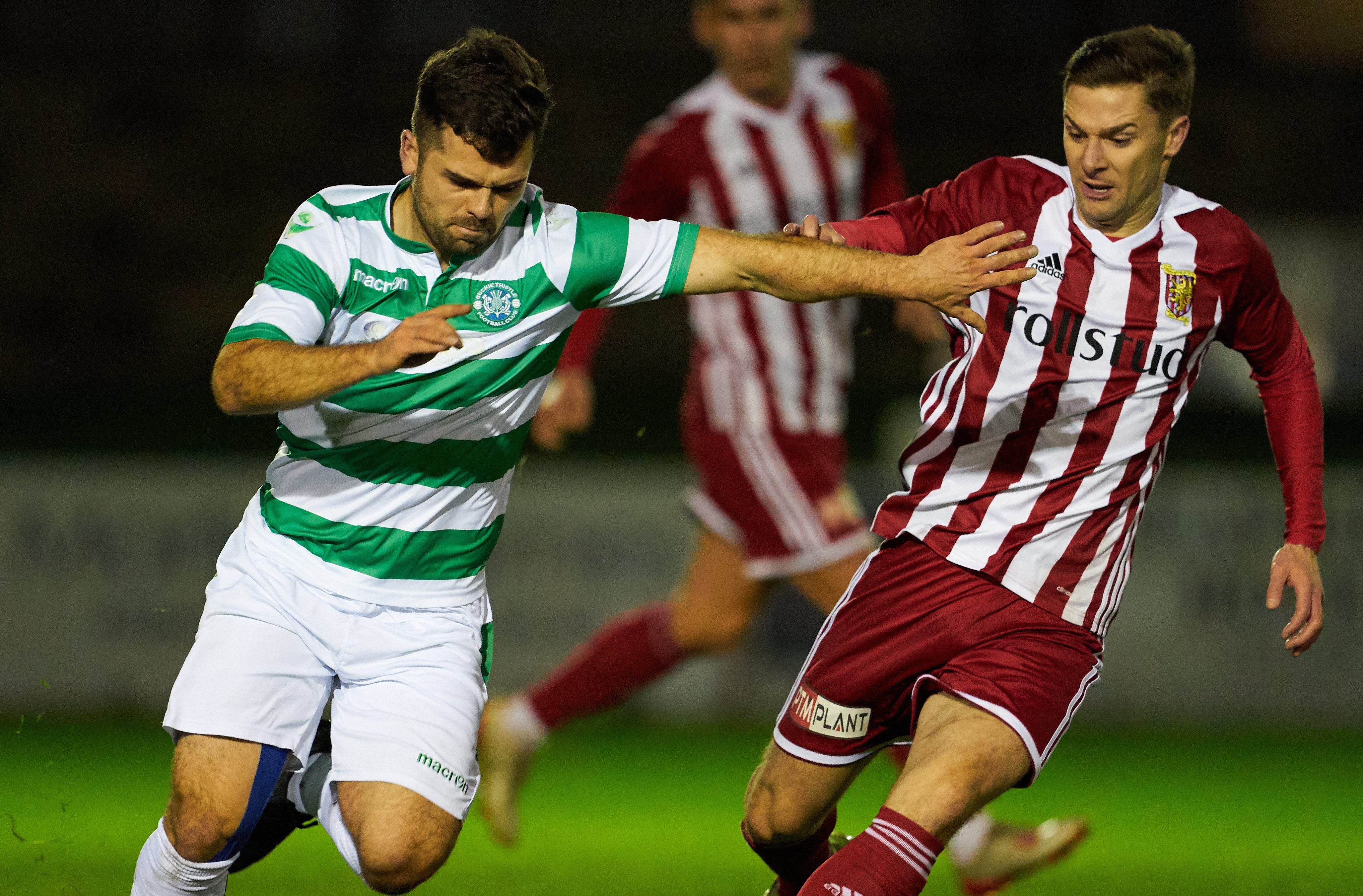 Andrew MacAskill, left, scored the winner for Buckie at Wick.