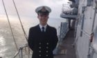 Andrew Bowie in his navy days