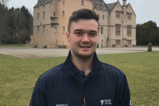 Ed Walling, head gardener at Brodie Castle.