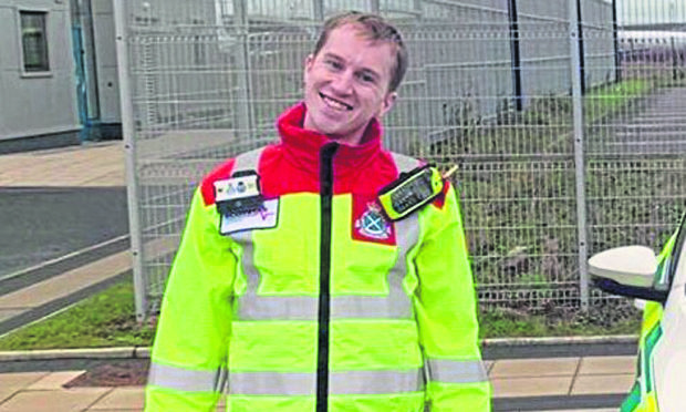 Chris Morrison from Lewis leapt into action when a fellow passenger suffered a cardiac arrest and stopped breathing.