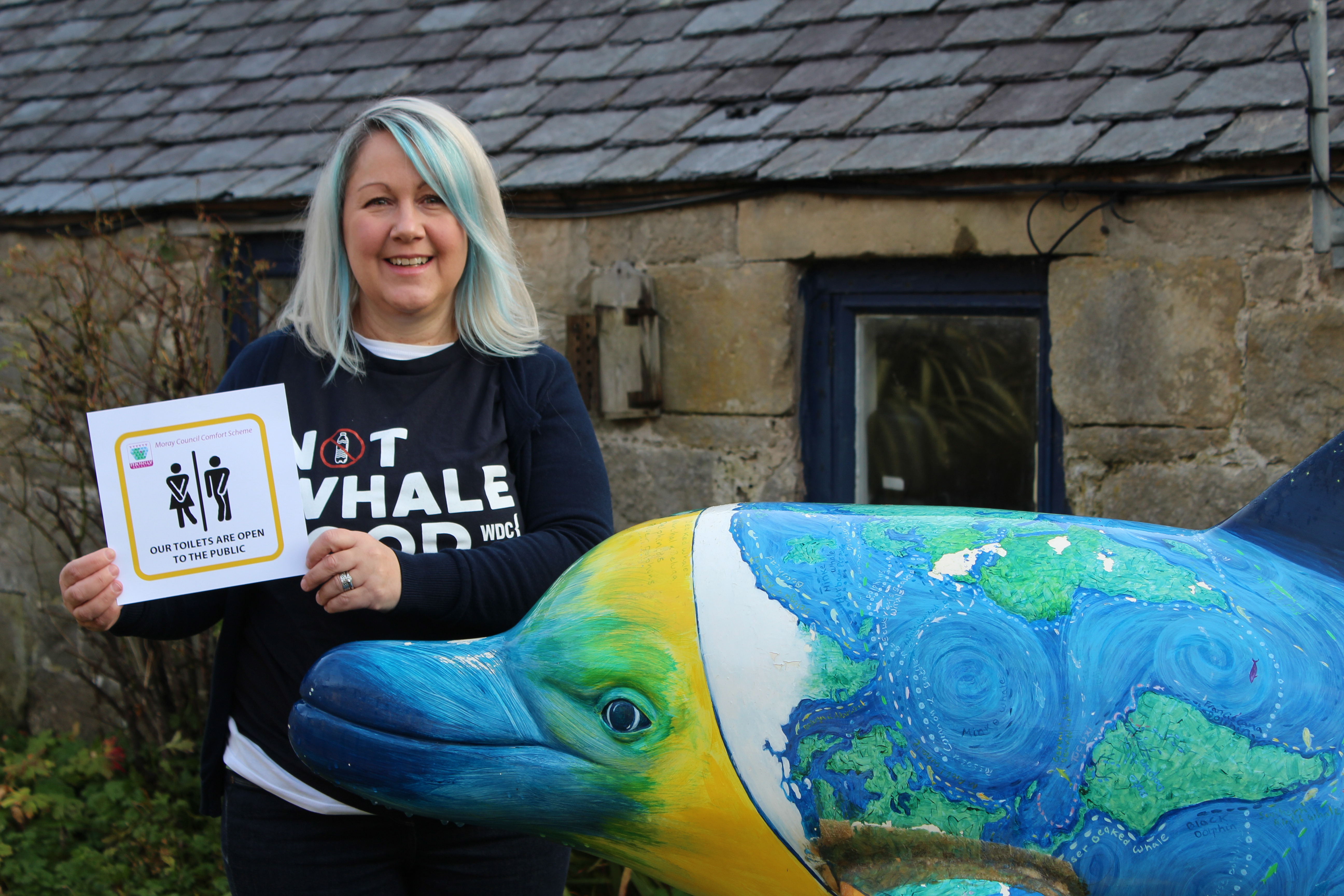 Lisa Farley, visitor centre manager of the Scottish Dolphin Centre at Spey Bay.